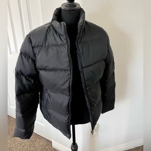 Athletech Black Puffer Jacket Women’s Large Winter Coat